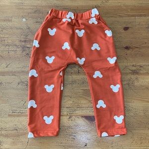 Mickey Mouse Orange Pants
